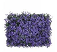 Ordellia Lot de 24 feuilles artificielles - Violet - 40 x 60 cm - En polyéthylène - Pour jardin, terrasse, balcon, brise-vue et revêtement mural décoratif