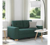 Ordellia Loveseat - Canapé 2 places confortable - Vert foncé - 120 cm - En tissu - Robuste - Avec structure en bois - Design moderne