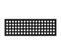 Ordellia Marches d'escalier en Caoutchouc 5 pcs 25x75 cm antidérapantes Protection sécurité pour intérieur extérieur Bois carrelage Sol Enfant Chien Senior