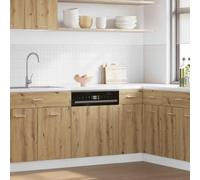 Ordellia Panneau de lave-vaisselle Lyon Artisan en chêne 45 x 3 x 67 cm Plaque de protection pour armoire de cuisine, autonome, facile d'entretien, optimisation de l'espace de rangement, durable