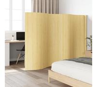 Ordellia Paravent en bambou - 400 x 165 cm - Naturel clair - autoportant, pliable, opaque, pliable, brise-vue pour salon, chambre à coucher, bureau, intérieur