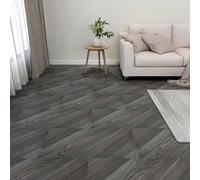 Ordellia Planches de sol auto-adhésives en PVC gris 55 pièces, surface de 5,11 m², faciles à poser pour rénovation intérieure, convient pour salon, cuisine, chambre, bureau et couloir