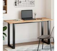 Ordellia Plateau de table rectangulaire en bois d'acacia massif - 140 x 50 x 2 cm - Plan de travail non traité - Pour salle à manger, bureau, cuisine, meubles DIY - Accessoire de rechange