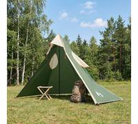 Ordellia Poncho de pluie 2 en 1 avec capuche vert, 262 x 126 x 130 cm, imperméable et coupe-vent, matériau léger, compact avec sac de transport, idéal pour le camping, la randonnée, l'extérieur et les