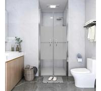Ordellia Porte de douche semi-mate ESG 71 x 190 cm, réglable de 68 à 71 cm, verre de sécurité de 5 mm, cadre en aluminium, poignées modernes, avec matériel de montage pour salle de bain