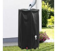 Ordellia Réservoir d'eau Pliable de 380 L en PVC avec Robinet, capacité de 380 litres, idéal pour arrosage Jardin, Irrigation, Serre, terrasse, équipé d'un Tuyau, raccord, programmateur et gicleur