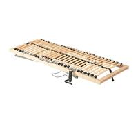 Ordellia Sommier à Lattes électrique 7 Zones 70x200 cm Cadre hêtre Massif réglable tête et Pieds pour Chambre Confort Durable sans Matelas