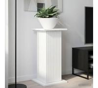 Ordellia Support de Plante Blanc Brillant 30,5 x 30 x 60,5 cm pour intérieur, Support tuteur et Treillis Robuste en Bois d'ingénierie Durable avec résistance à l'humidité et Design Moderne