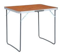 Ordellia Table Pliante légère pour Camping avec Cadre en métal 80x, Facile à Transporter et à Ranger pour Pique-niques, activités extérieures ou séjour en Caravane