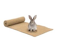 Ordellia Tapis de chanvre pour rongeurs 0,5 x 1 m, 5 mm, découpable, 100 % chanvre, pour cage et boîte de transport, anti-humidité, faible odeur, hygiénique pour petits animaux