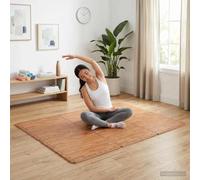 Ordellia Tapis de Sol 6 pièces Grain de Bois 2,16㎡ en Mousse EVA antidérapante Protection pour Maison Sport entraînement Fitness Gymnase, Durable, Facile à Nettoyer, idéal pour Exercices et activités