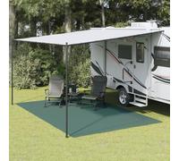 Ordellia Tapis de tente vert 5 x 3 m en maille polyester avec revêtement en mousse PVC, bâche de sol antidérapante pour tente, auvent, caravane, extérieur, camping, randonnée, trekking, sous-sol