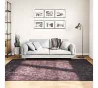 Ordellia Tapis Lavable 160x230 cm Anthracite en Velours Doux Polyester, Dos PVC antidérapant, Moquette pour Salon Chambre Cuisine Couloir, réduit Les bruits