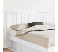 Ordellia Tête de lit Blanche 140 cm en Bois d’ingénierie, dosseret Mural rectangulaire pour Cadre Adulte, Confort pour Lecture, Installation à Deux Personnes