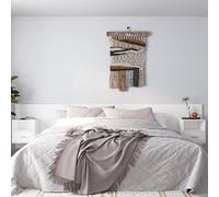 Ordellia Tête de lit blanche avec chevets intégrés, montage mural, 240 cm de large, pour chambre à coucher, robuste et peu encombrante