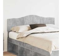 Ordellia Tête de lit moderne gris béton 150 cm, fabriquée en matériau de bois robuste, durable et facile d'entretien, pour chambre à coucher, design simple, haute compatibilité