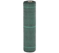 Ordellia Toile anti-mauvaises herbes verte 0,5 x 10 m en polypropylène, 60 g/m², stabilisé aux UV, avec bandes vertes tous les 20 cm, pour jardin, plate-bande surélevée, terrasse, chemin, gravier