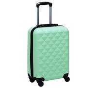 Ordellia Valise rigide à roulettes en ABS, vert menthe, avec serrure à combinaison, 55 x 36 x 22 cm, roulettes à 360 degrés, bagage à main pour vol, train, hôtel et w nd