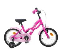 Ordellia Vélo Enfants Pouces Blanc en Acier avec Guidon Selle réglables pour 5-7 Ans sécurité Confort pour balades, Loisirs, déplacement Urbain, randonnée et activités de Plein air