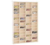 Ordellia Vitrine de Collection Murale en contreplaqué avec 56 Compartiments 40 x 4,5 x 60 cm, étagère Flottante pour Livres Cadres Photo Plantes, Organisation compacte
