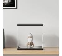 Ordellia Vitrine transparente en acrylique 30 x 30 x 30 cm avec épaisseur de 3 mm pour collection bijoux montre modèle figurine trophe anti-poussière pour vente au détail musée foire showroom