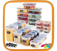Ordeluxe 31er Boite Rangement Cuisine, Boite Hermetique Alimentaire, Boite Alimentaire Plastique Cuisine, Idéales Pour Conserver Tous Types D'aliments, Y Compris Des Spaghettis De 25 cm