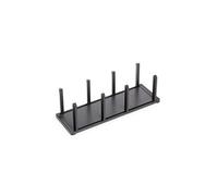 Orderbox porte-assiettes vertical pour tiroir, 159x468mm, Aluminium et Plastique, Gris antracite