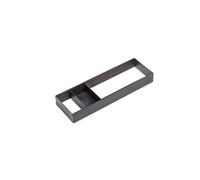 Emuca Organisateur pour tiroir 150 × 470 mm Gris anthracite, acier et bois
