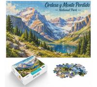 Ordesa Y Monte Perdido National Park Puzzle 1000pcs (52x38cm) Adulte | Pour les journées d'hiver consacrées au puzzle : ce puzzle 1000 pièces adulte offre aux adultes un loisir calme en hiver.
