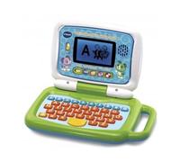 Ordi Tablette p'tit Genius Touch Vert 2 en 1 - Set Jeu éducatif électronique Enfant + Carte Tigre