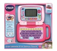 Ordi-tablette - Vtech - P'tit Genius Touch - Mauve - 10 activités éducatives - 2 en 1