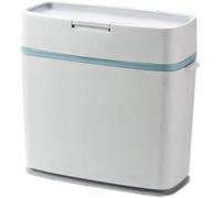 Ordic Home Poubelle Bouton Démarrer Poubelle Salle De Bain Cuisine Bac De Recyclage Corbeille à Ordures Poubelle Bureaux Poubelle De Déchets De Jardin, Blue