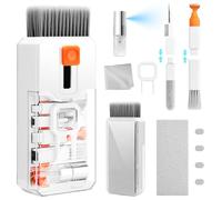 Ordilend Tout en Un Kit de Nettoyage Clavier Ordinateur pc Laptop Outil Brosse Pinceaux Nettoyant Ecran pour airpods ipad Ecouteur Téléphone Caméra avec Brevet