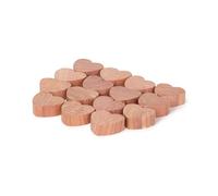 Antimites - COMPACTOR - Lot de 15 - Forme cœur en cèdre, 2,5x2xh1 cm