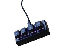 ordinarYone 4 petits clavier filaire USB Cut Copy Select pour une entrée de commande rapide pour les postes de travail et les jeux