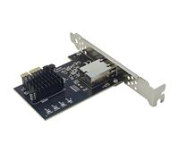 ordinarYone Carte réseau 10 Gigabit Ethernet PCIE4.0 1 x 10 Go RTL8127AT puce Gigabit Ethernet PCIE adaptateur 10000 Mbps pour