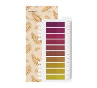 Ordinate 200 pièces de notes autocollantes transparentes, Haftnotizen pour le marquage, feuilles adhésives, marquage latéral, feuilles de notes adhésives esthétiques, couleur complète de dégradé (I
