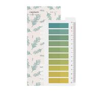 Ordinate 200 pièces de notes autocollantes transparentes, Haftnotizen pour le marquage, Haftstreifen, Marquage latéral, Notes adhésives esthétiques, Couleur complète de dégradé (B-200 pièces Citrus