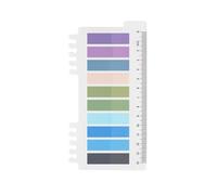 Ordinate Lot de 200 notes adhésives transparentes pour bureau, école et marqueur (F - Pervenkle)