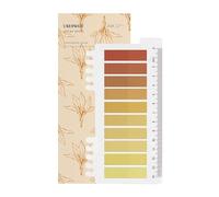 Ordinate Lot de 200 notes adhésives transparentes pour marquage, bandes adhésives, marqueurs de page, notes autocollantes, esthétiques, Full Color of Gradient (F-200 pièces Tangerine Gold)