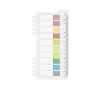 Ordinate Notes adhésives transparentes, bandes adhésives en plastique, marqueur de page, bloc-notes, planificateur, notes collantes, onglets pour livre, marque-pages, accessoires pour bullet journal