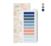 Ordinate Paquet de 200 bandes adhésives, notes autocollantes transparentes, notes autocollantes, onglets d'indexation, notes autocollantes, marqueurs adhésifs inscriptibles pastel, fournitures de pape