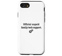 Ordinateur Amusant Officiel de Soutien Technique Familial Non payé Coque pour iPhone SE (2020) / 7/8