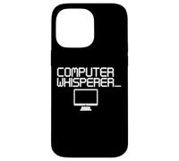 Ordinateur Chuchoteur Progarmmier Nerd Ordinateur Nerds Coque pour iPhone 14 Pro Max