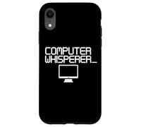Ordinateur Chuchoteur Progarmmier Nerd Ordinateur Nerds Coque pour iPhone XR