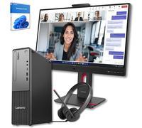 Ordinateur de bureau Lenovo Neo 30s Gen 5 SFF | Intel Core i5-13420H | 16 Go de RAM DDR5 | SSD 512 Go NVMe | HDMI | Moniteur VoIP ThinkVision 24" avec webcam, audio et microphone intégrés | Windows 11