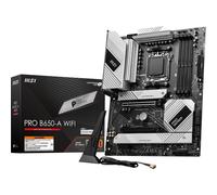 MSI Pro B650-A WiFi Carte mère, ATX - pour processeurs AMD Ryzen 9000, 8000 & 7000, AM5 - DDR5 Memory Boost 7600+MHz/OC, 2 x PCIe 4.0 x16, 3 x M.2 Gen4, Wi-FI 6E