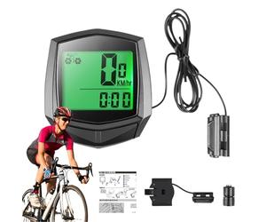 Ordinateur De Cyclisme - Compteur De Vélo Détecteur De Vitesse | Précision Écran LCD Filaire Étanche Moniteur Multifonction Pour L'utilisation Du Guide Accessoire Numérique Avancé Pour Cic