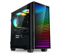 Ordinateur de jeu avec microphone continu pour PC Nvidia GeForce RTX 5060 Ti 8 Go, processeur AMD Ryzen 7 5700X 8 cœurs, 32 Go de RAM, 1 To NVMe SSD, WiFi, Windows 11 Pro