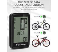 Ordinateur De Vélo, 5 Langues, 21 Fonctions, Chronomètre, Écran Lcd, Accessoires Durables Pour Vtt Et Vélo De Route